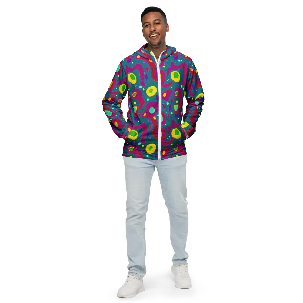 Aqua Psyche on Men's Windbreaker — Front