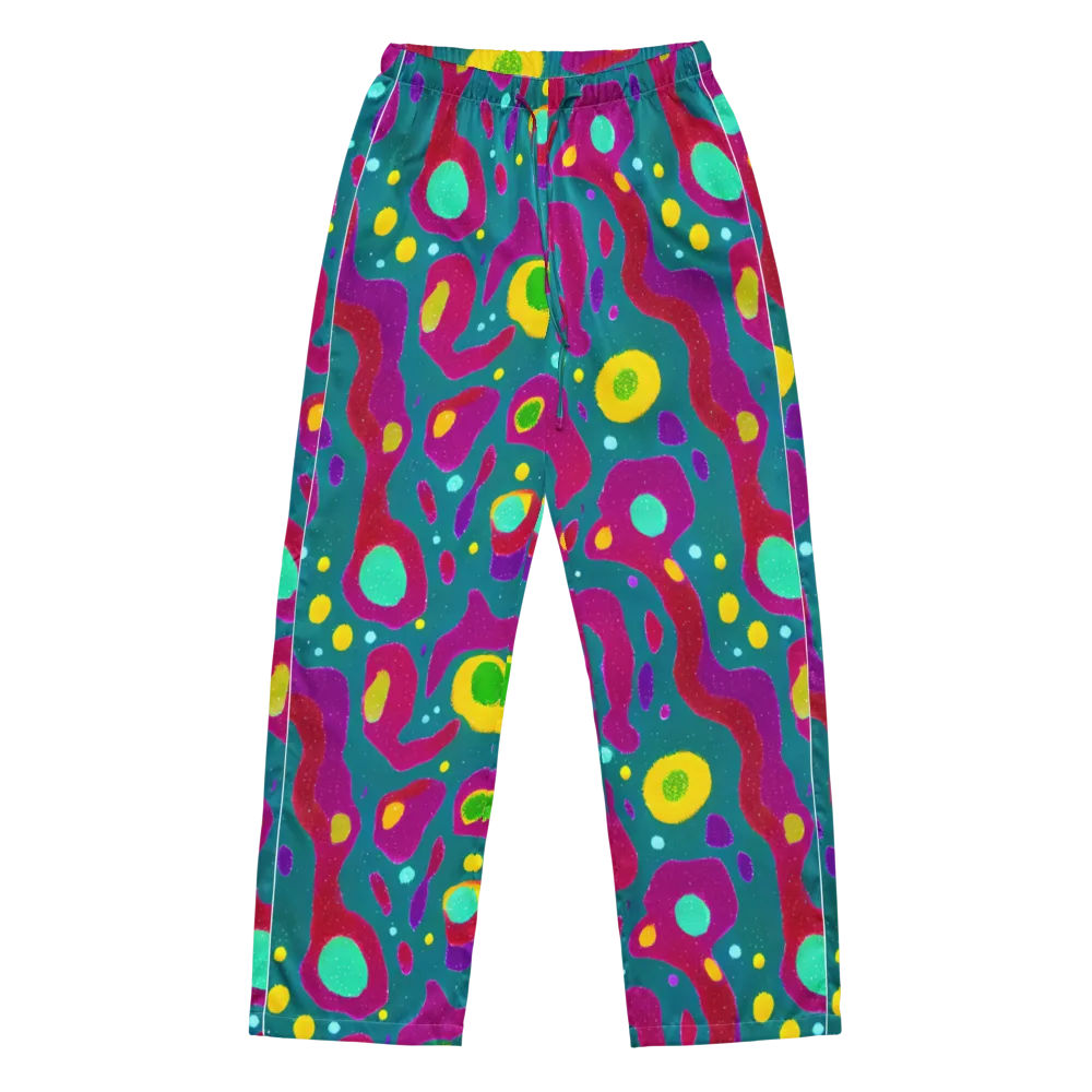 Aqua Psyche on Women's Pajama Pants — Front