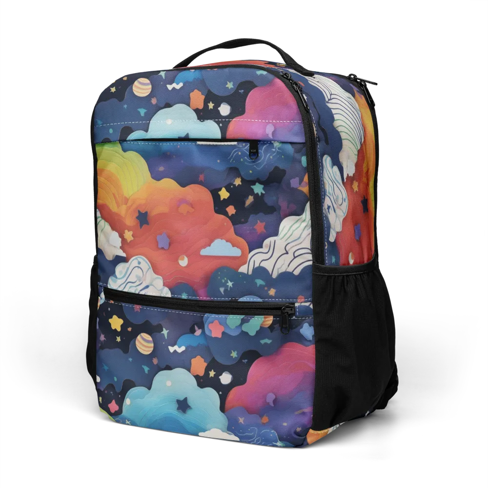 Nebula Rainbow on Utility Backpack — Left Front