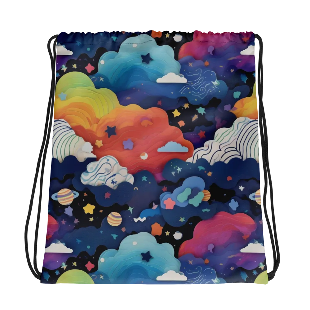 Nebula Rainbow on Drawstring Bag — Photo