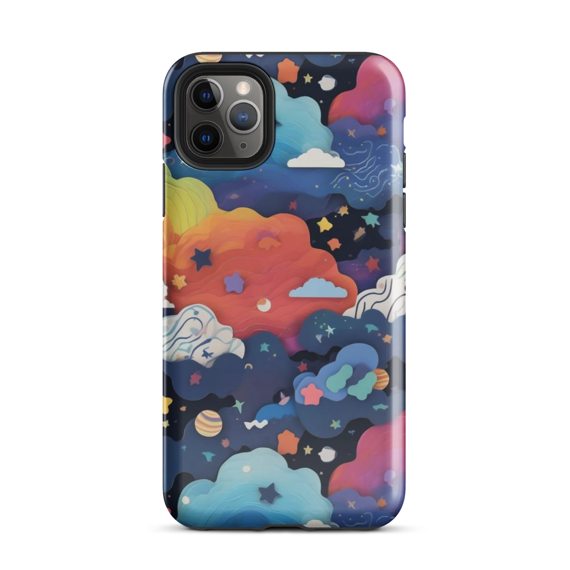 Nebula Rainbow on Tough Case for iPhone® — Front