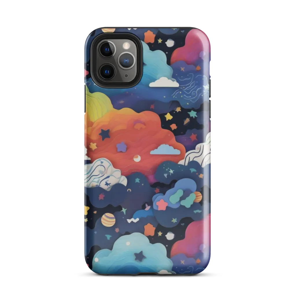 Nebula Rainbow on Tough Case for iPhone® — Front