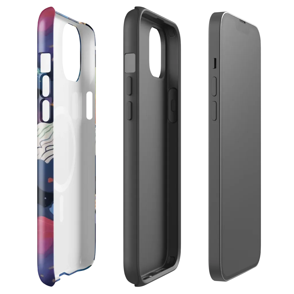 Nebula Rainbow on MagSafe Tough Case for iPhone® — Front