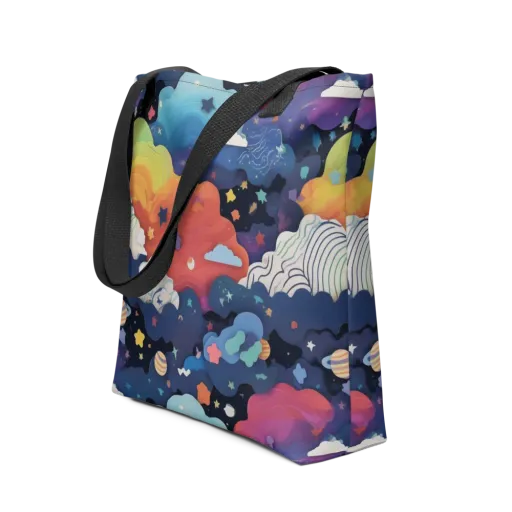Nebula Rainbow on a Tote Bag