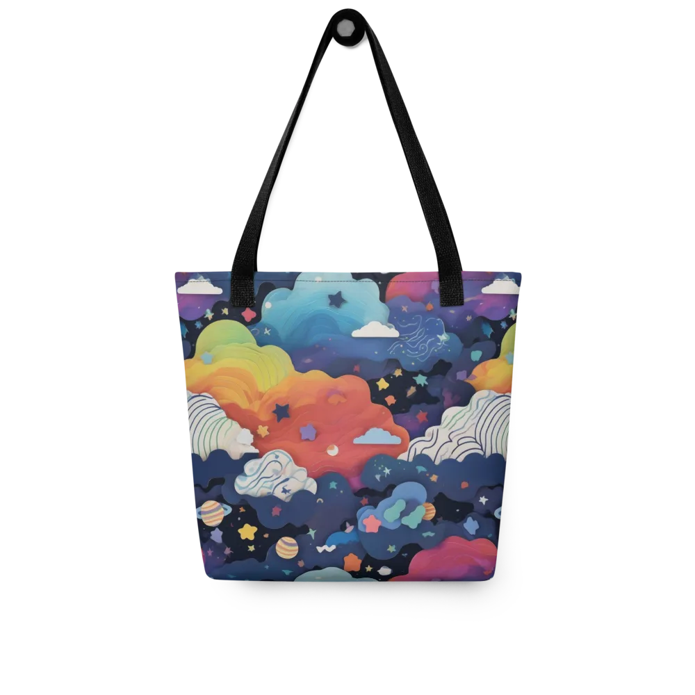 Nebula Rainbow on Tote Bag — Front