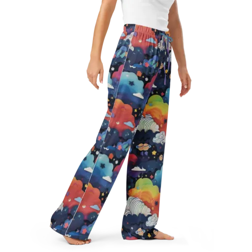 Nebula Rainbow on a Women's Pajama Pants