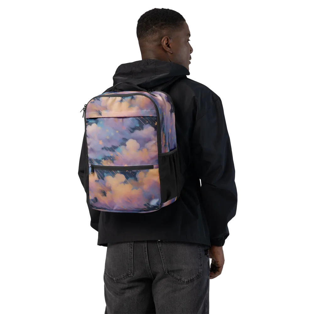 Velvet Comet Drift on Utility Backpack — Back