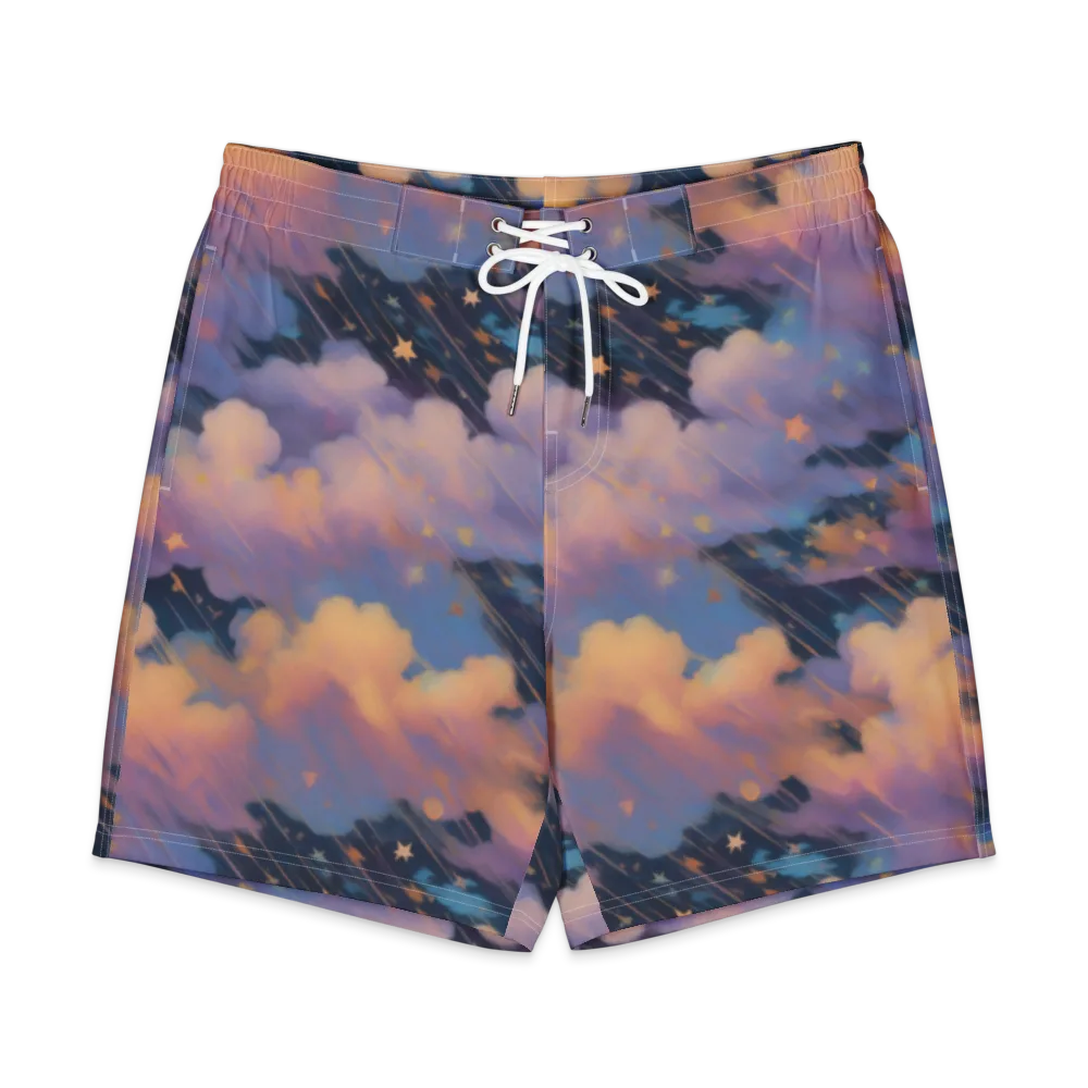 Velvet Comet Drift on Men's Board Shorts — Front