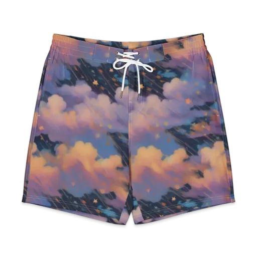 Velvet Comet Drift on a Men's Board Shorts