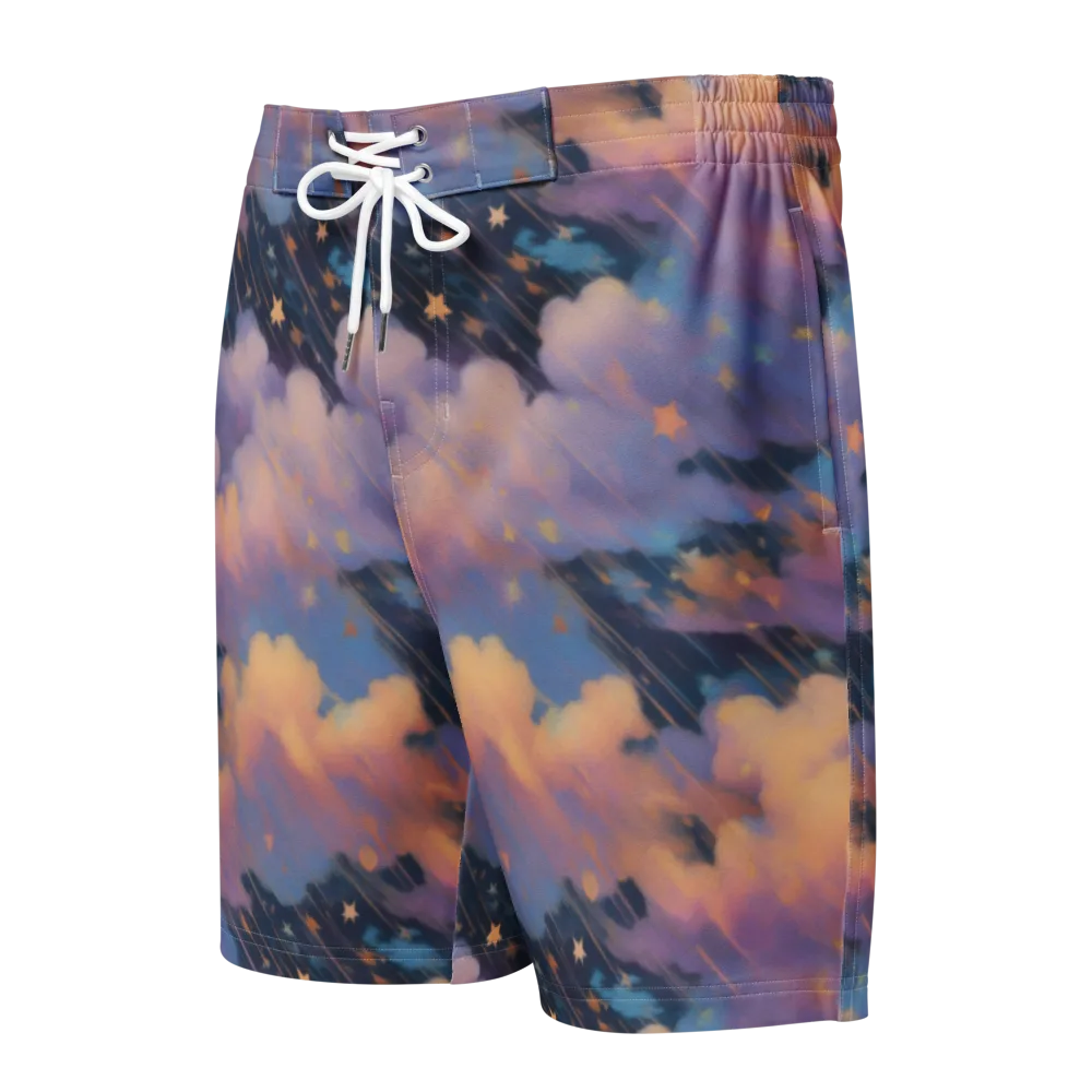 Velvet Comet Drift on Men's Board Shorts — Front