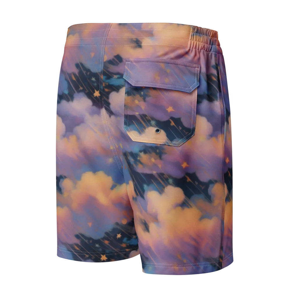 Velvet Comet Drift on Men's Board Shorts — Back
