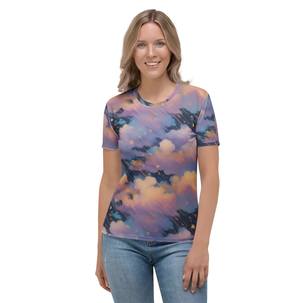 Velvet Comet Drift on Women's Crew Neck T-Shirt — Front