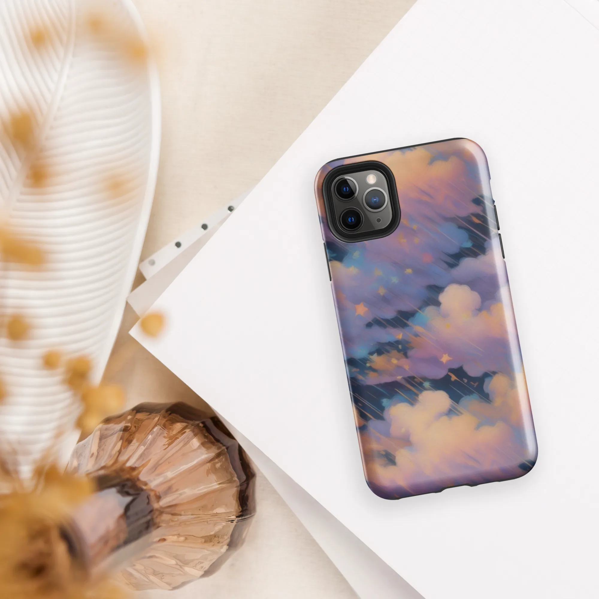 Velvet Comet Drift on Tough Case for iPhone® — Front