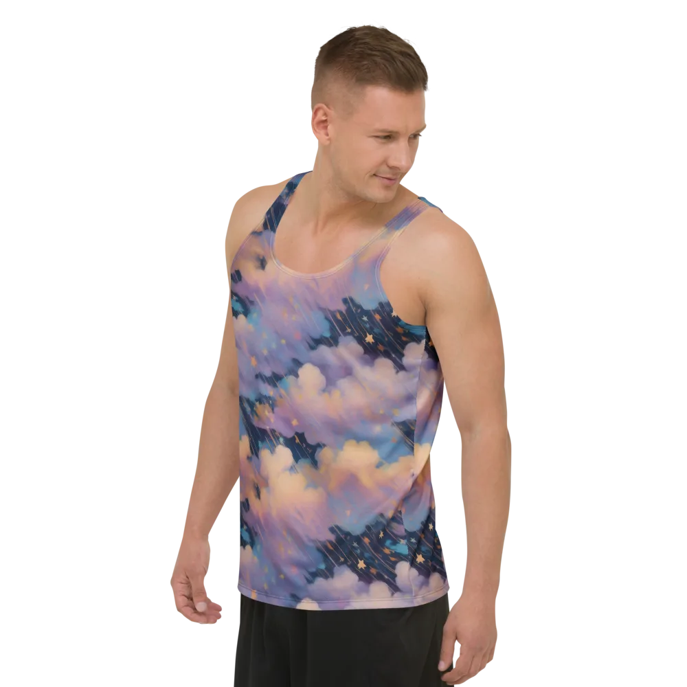 Velvet Comet Drift on Men's Tank Top — Left Front