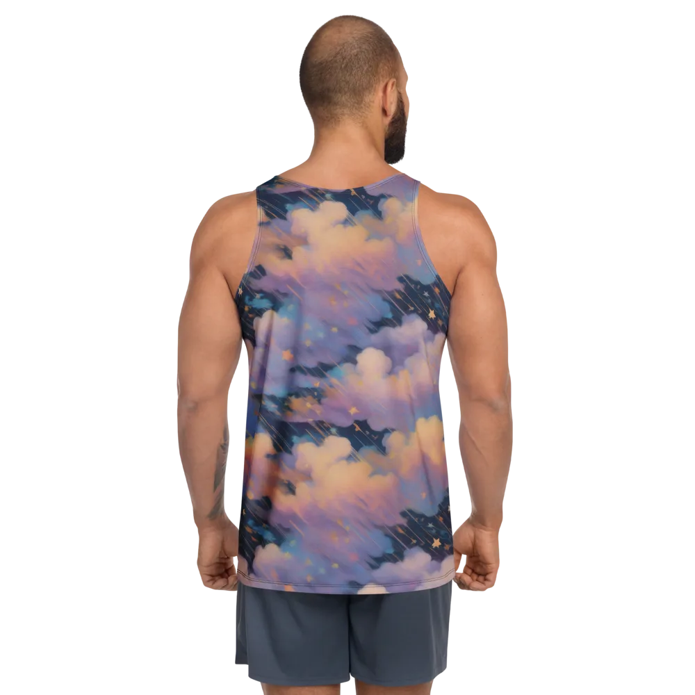 Velvet Comet Drift on Men's Tank Top — Back