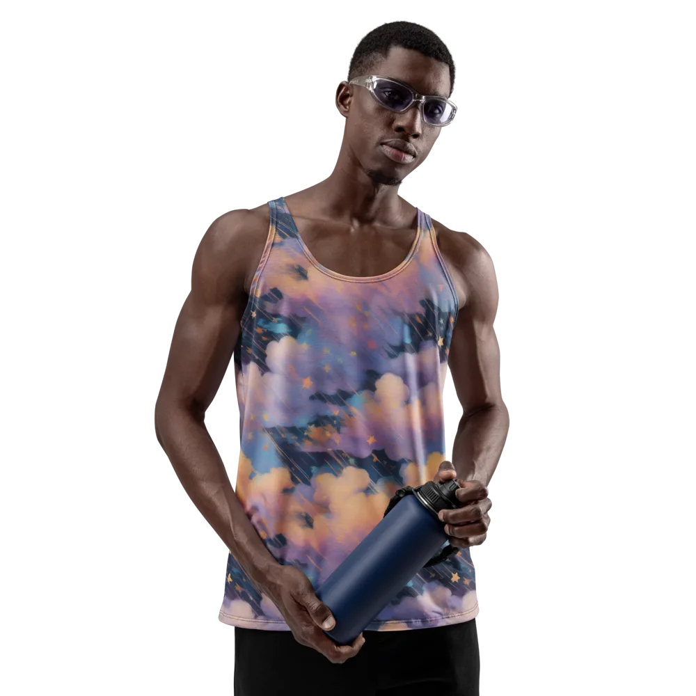 Velvet Comet Drift on Men's Tank Top — Front
