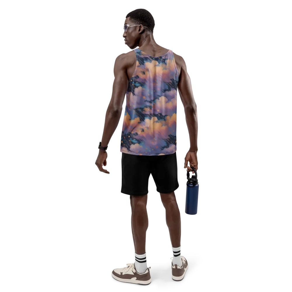 Velvet Comet Drift on Men's Tank Top — Back