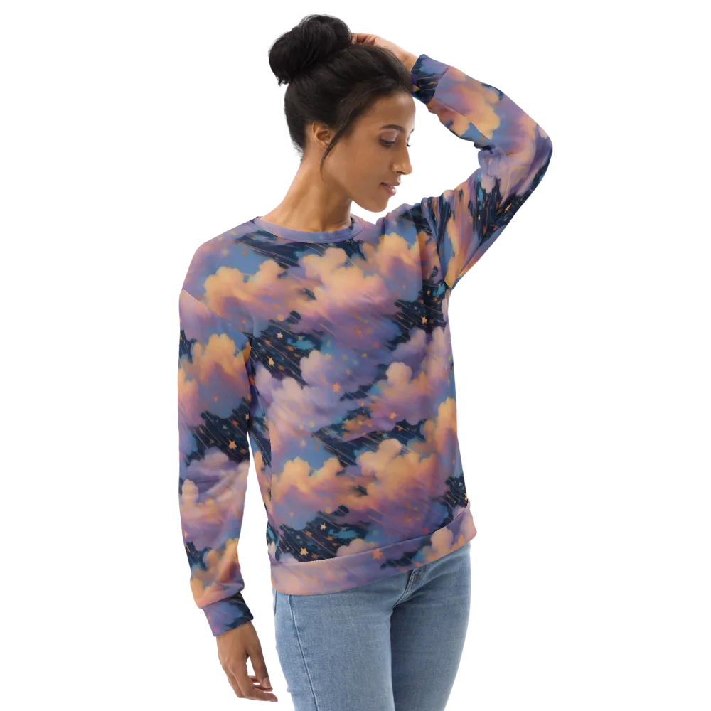 Velvet Comet Drift on Sweatshirt — Right Front