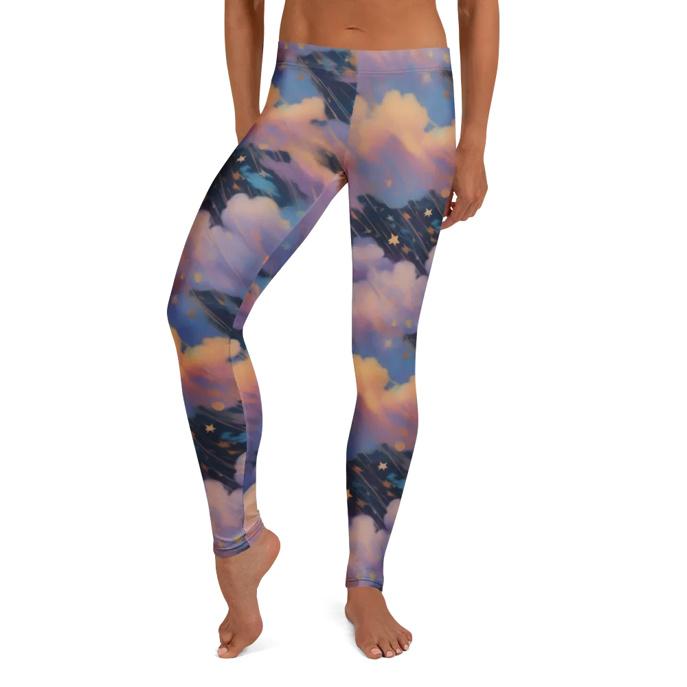 Velvet Comet Drift on Leggings — Front