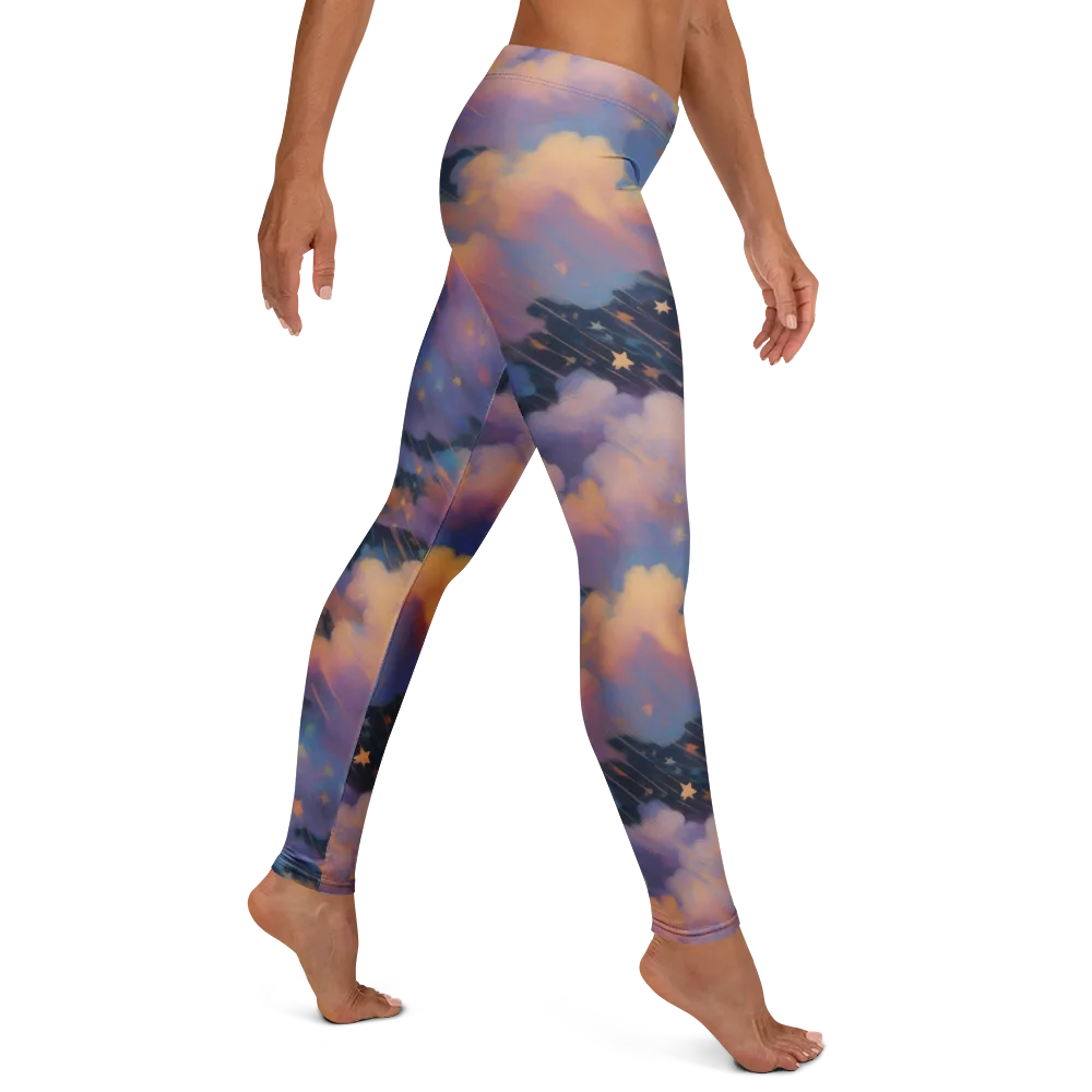 Velvet Comet Drift on Leggings — Right