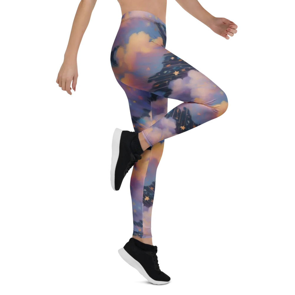 Velvet Comet Drift on Leggings — Right