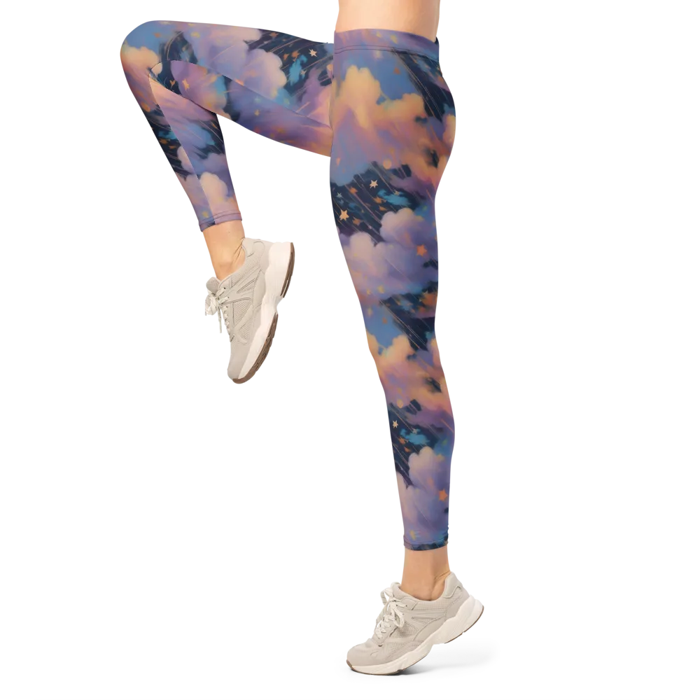 Velvet Comet Drift on Leggings — Left