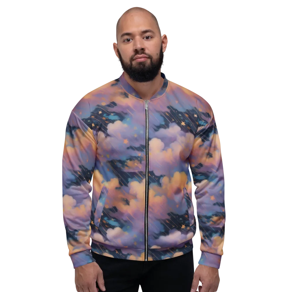 Velvet Comet Drift on Bomber Jacket — Front