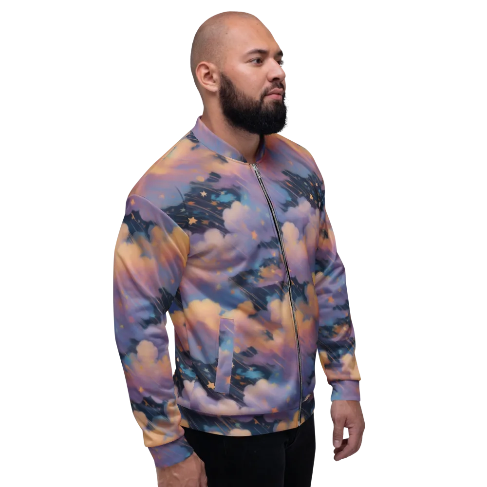 Velvet Comet Drift on Bomber Jacket — Right