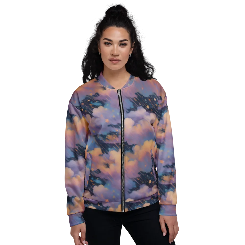 Velvet Comet Drift on Bomber Jacket — Front