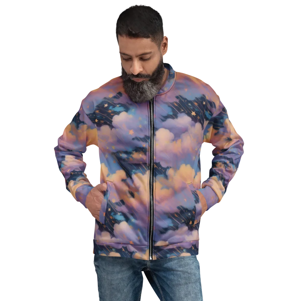 Velvet Comet Drift on Bomber Jacket — Front