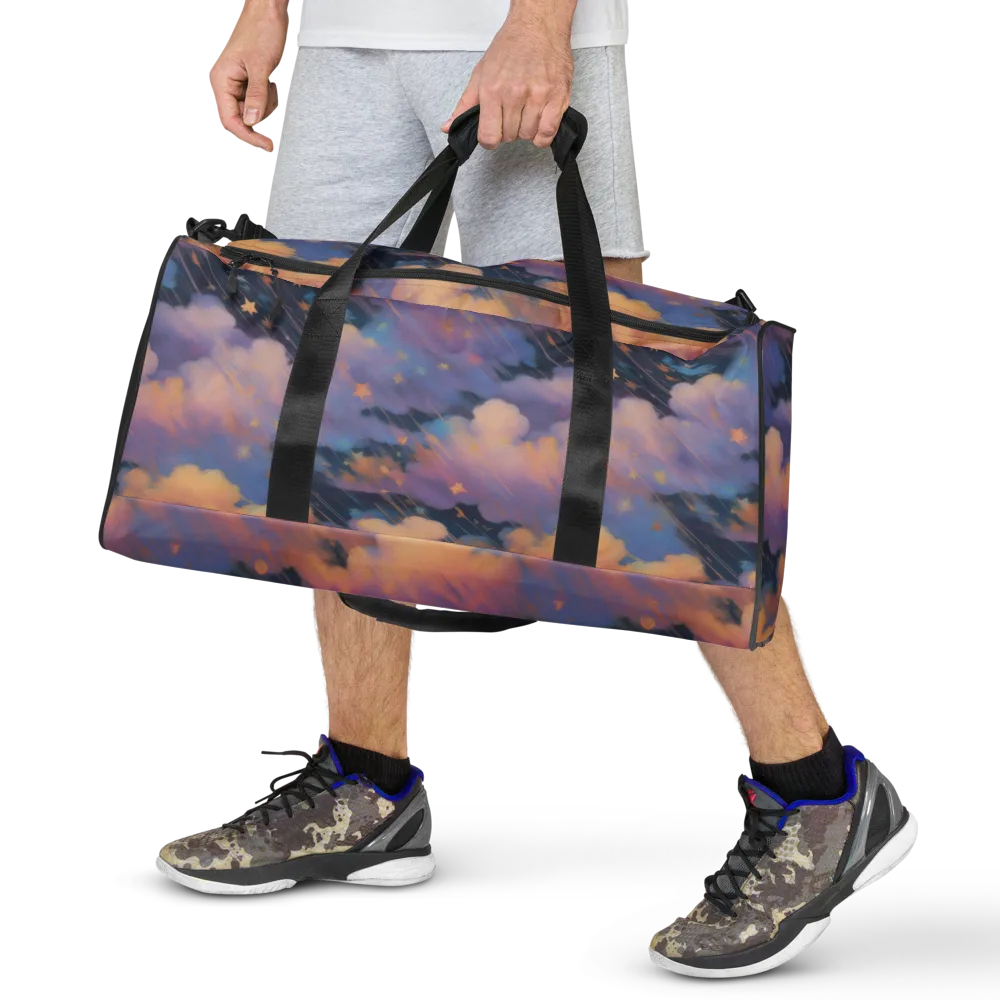 Velvet Comet Drift on Duffle Bag — Front