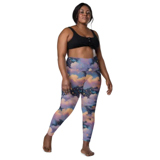 Velvet Comet Drift on a Leggings with Pockets