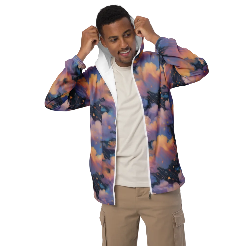 Velvet Comet Drift on Men's Windbreaker — Front