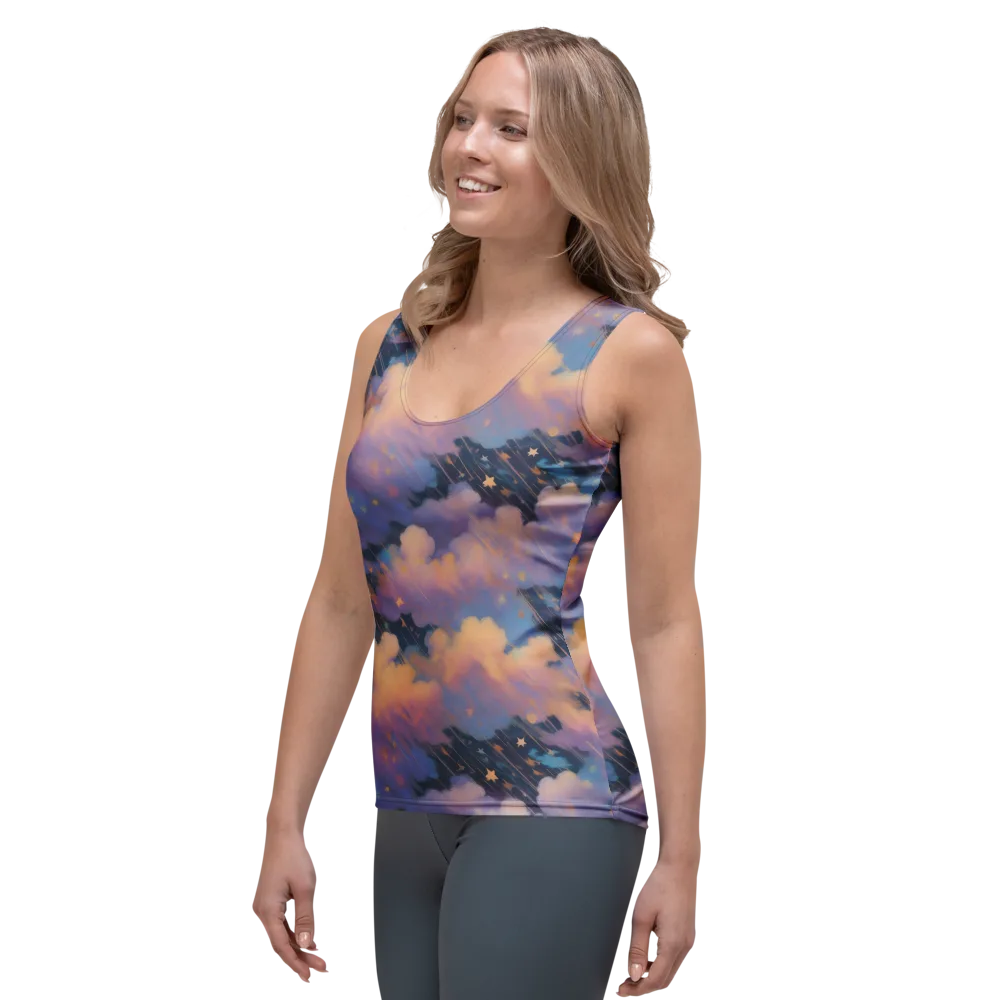 Velvet Comet Drift on Women's Tank Top — Left Front