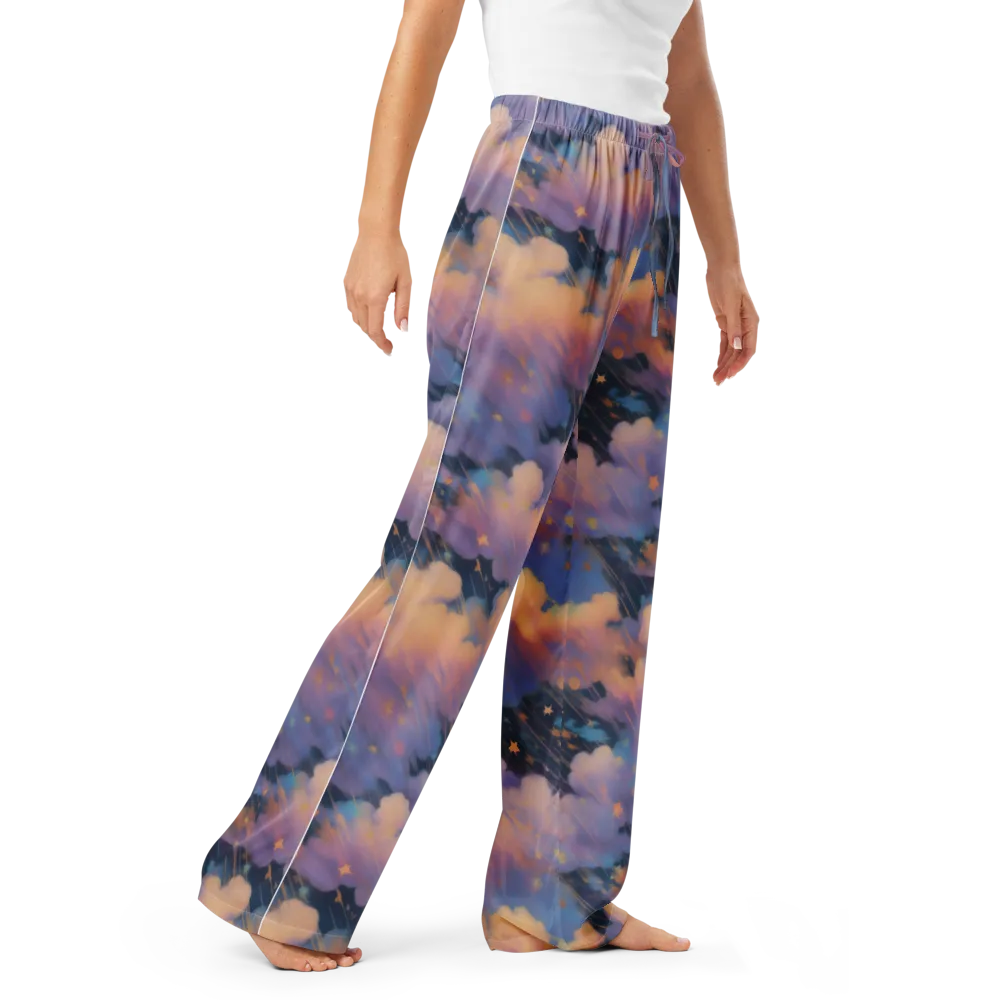 Velvet Comet Drift on Women's Pajama Pants — Right Front