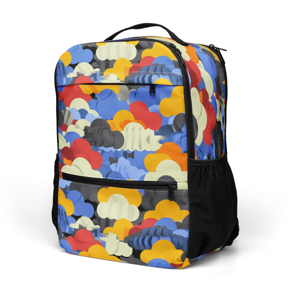 Cloudburst Chromatic on Utility Backpack — Left Front