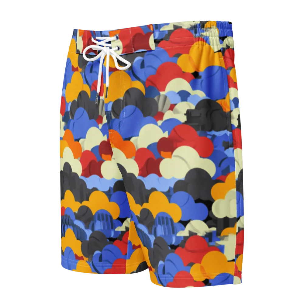 Cloudburst Chromatic on Men's Board Shorts — Front