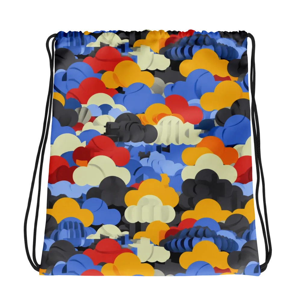 Cloudburst Chromatic on Drawstring Bag — Photo