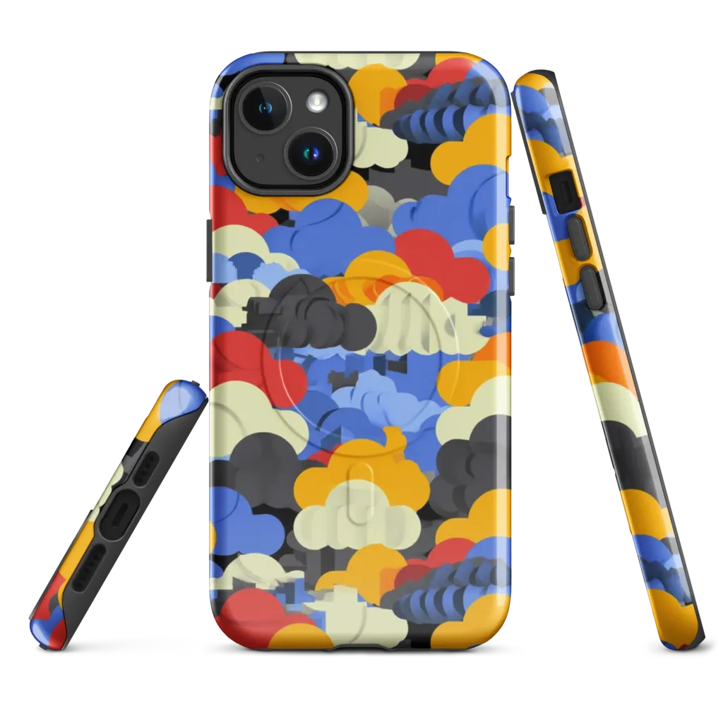 Cloudburst Chromatic on MagSafe Tough Case for iPhone® — Front
