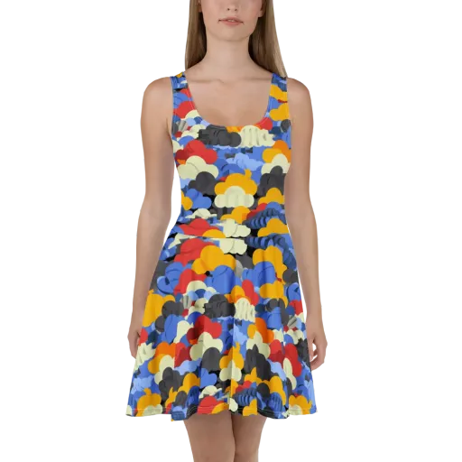 Cloudburst Chromatic on a Skater Dress