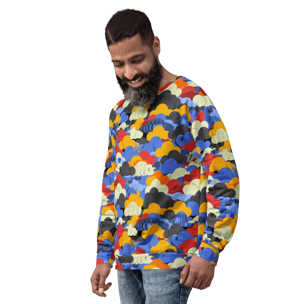 Cloudburst Chromatic on Sweatshirt — Left Front