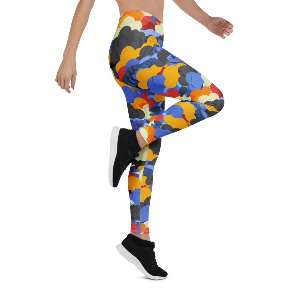 Cloudburst Chromatic on Leggings — Right