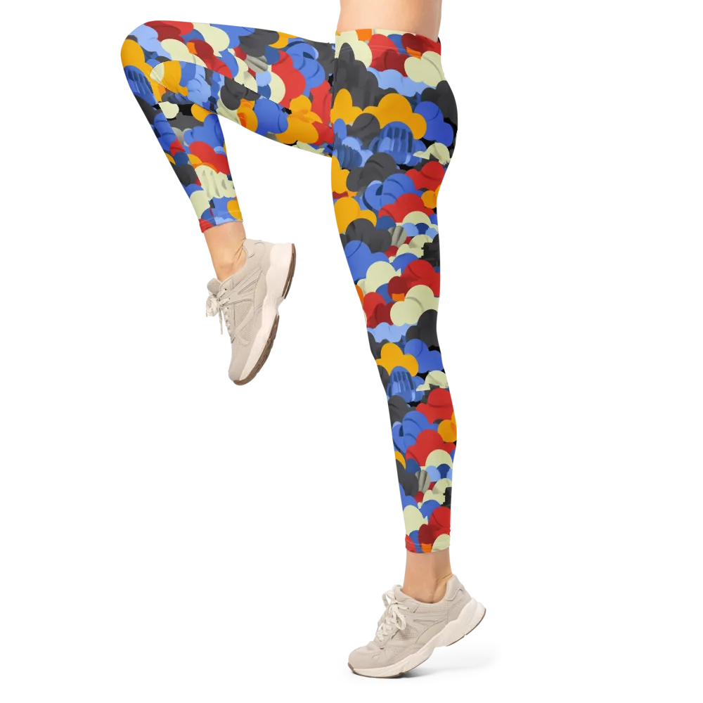 Cloudburst Chromatic on Leggings — Left