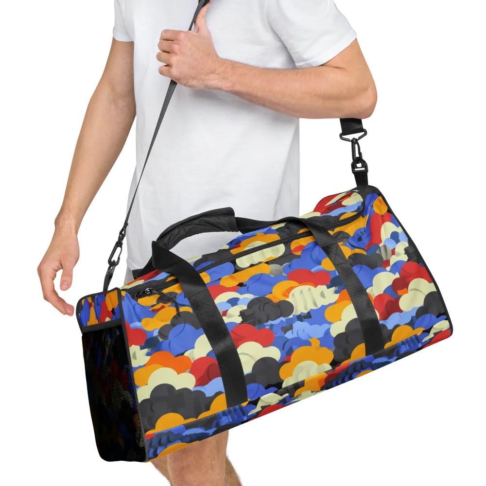Cloudburst Chromatic on Duffle Bag — Right Front