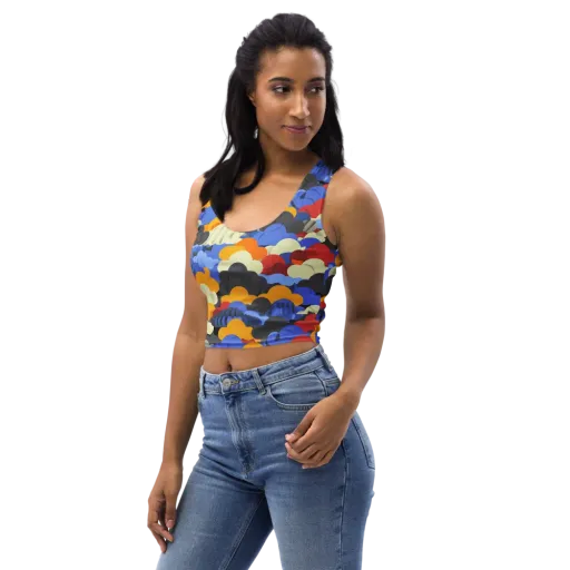 Cloudburst Chromatic on a Crop Top
