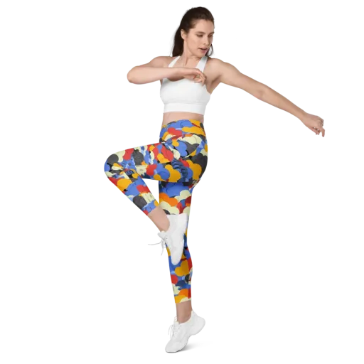 Cloudburst Chromatic on a Leggings with Pockets