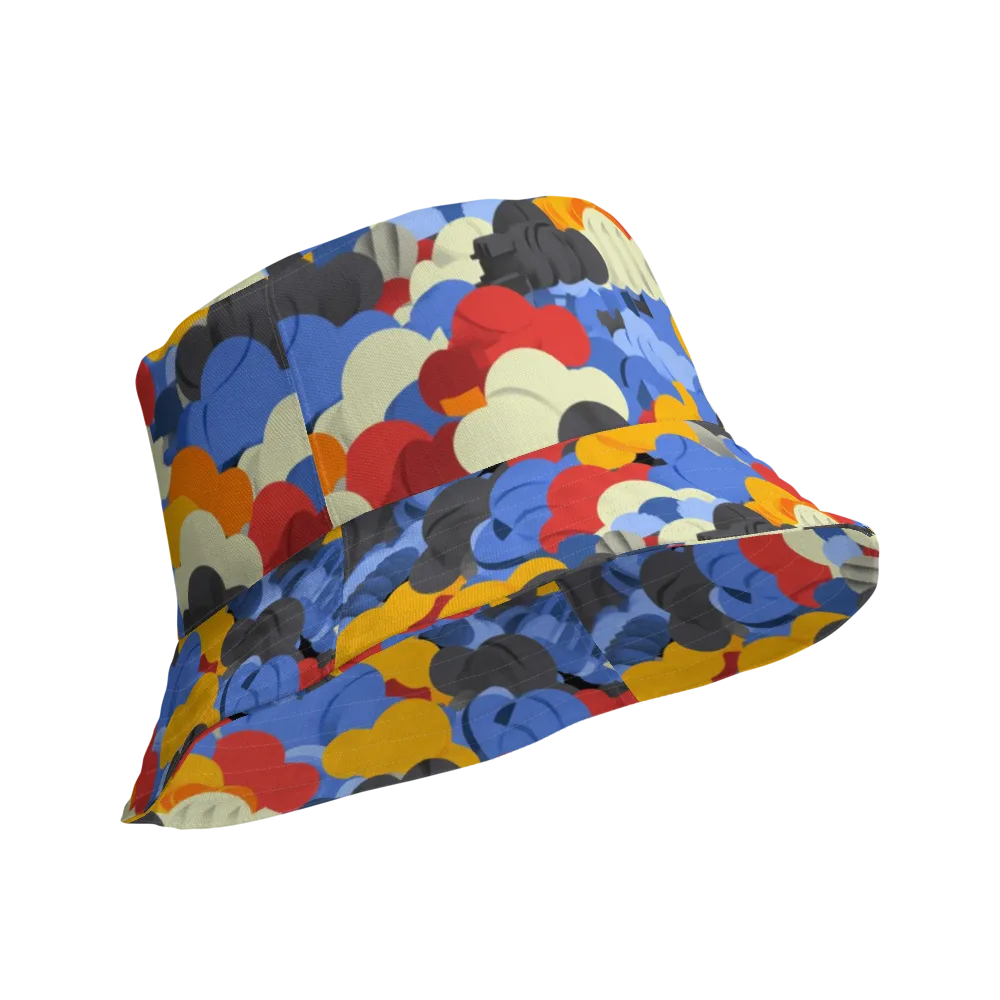 Cloudburst Chromatic on Reversible Bucket Hat — Product details Outside