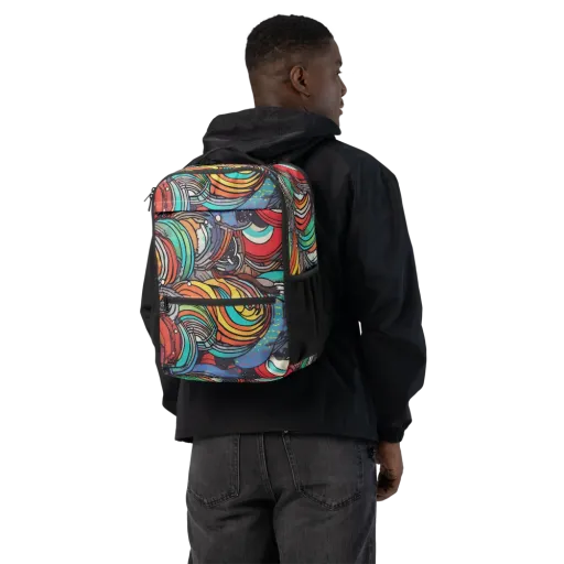 Neon Pond Sonata on a Utility Backpack