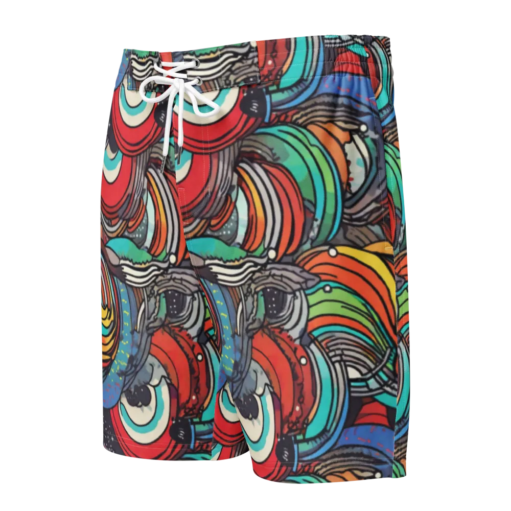 Neon Pond Sonata on Men's Board Shorts — Front