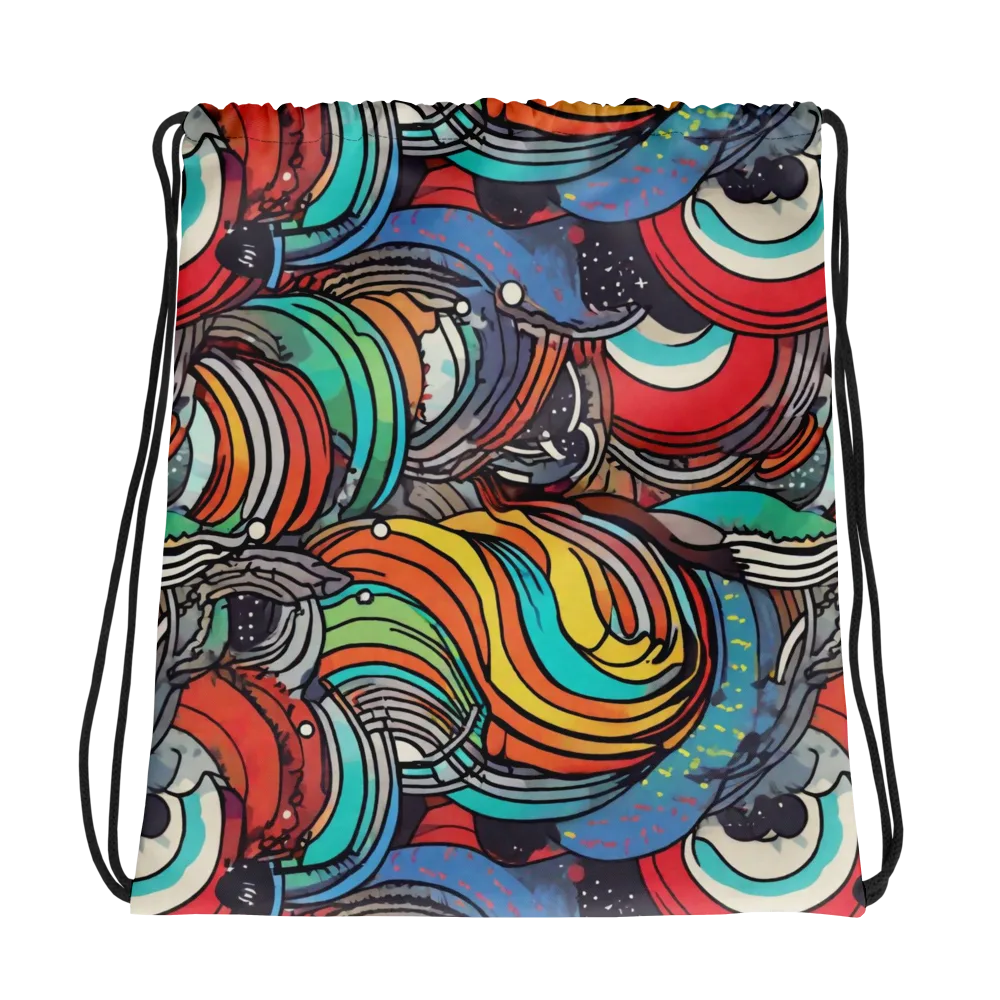 Neon Pond Sonata on Drawstring Bag — Photo